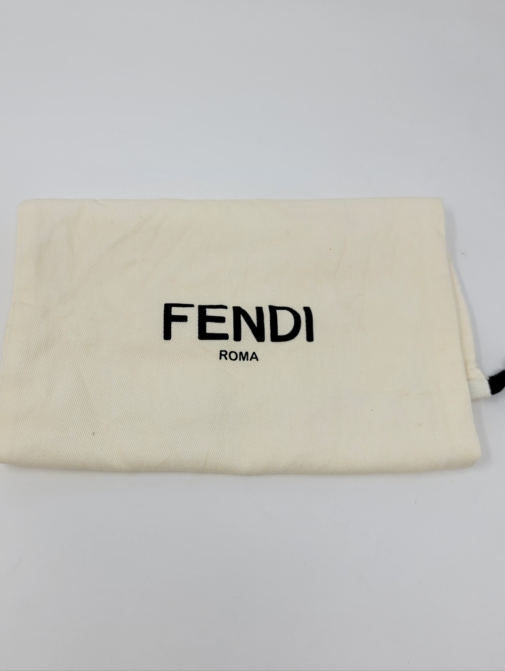 FENDI Zucchino Baguette Canvas Shoulder Bag - Picture 10 of 12